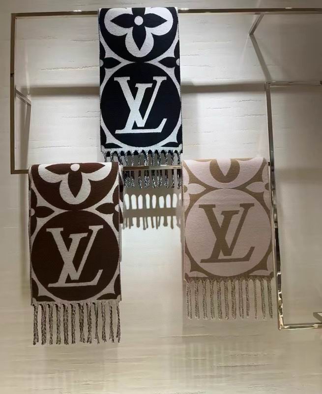 LV Scarf 209X30cm 100%绵羊毛 E111601